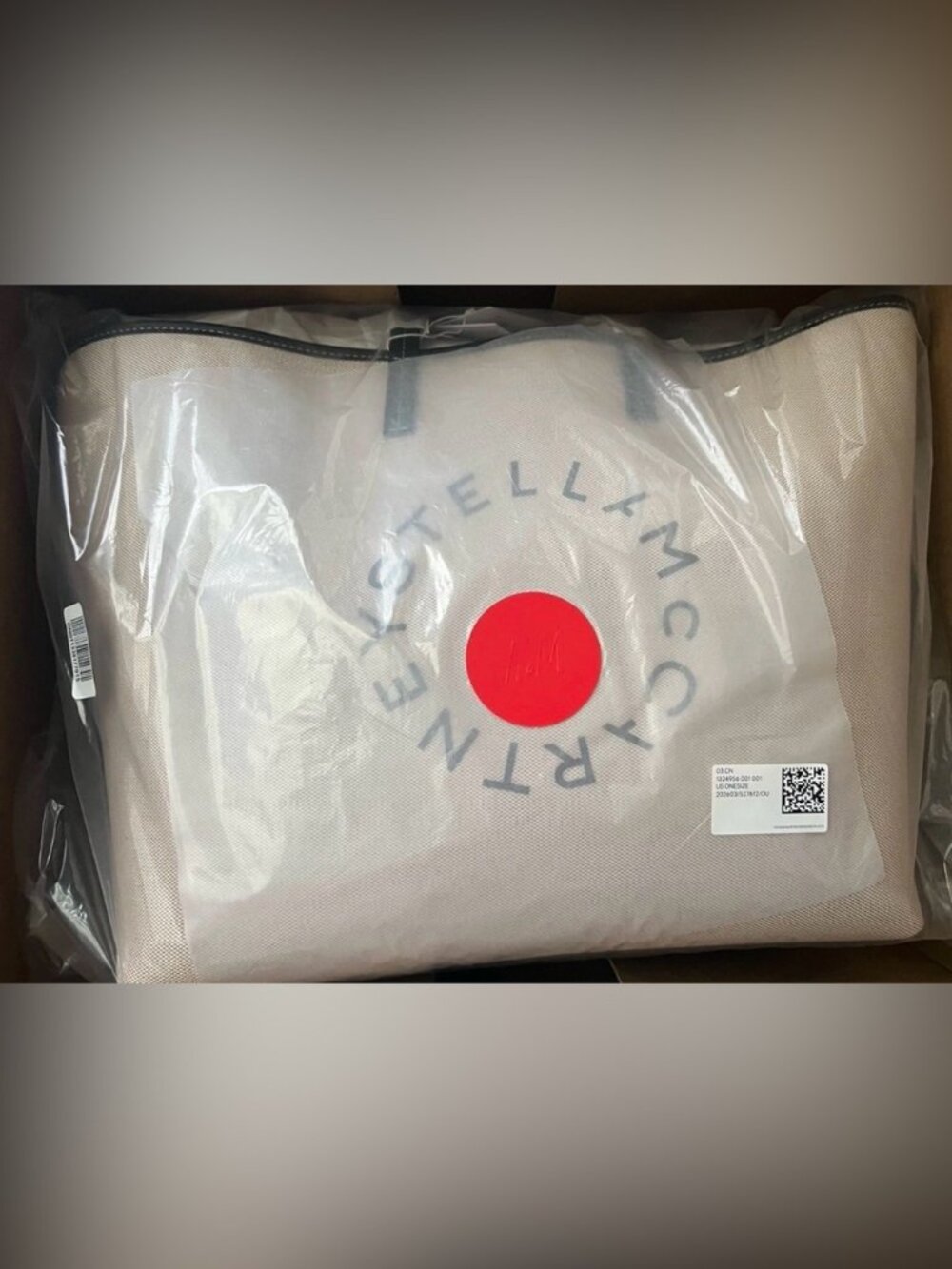 STELLA MCCARTNEY x H&M Large Canvas Tote Bag - Sold Out Online - NWT - Picture 16 of 16